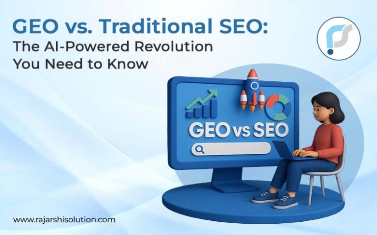 Comparison between GEO and traditional SEO